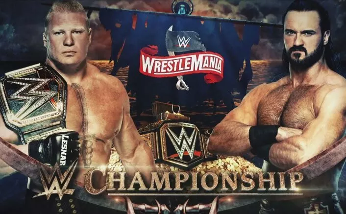 Brock Lesnar vs Drew McIntyre WWE WrestleMania 36