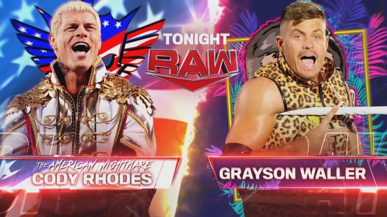 Cody Rhodes vs Grayson Waller WWE