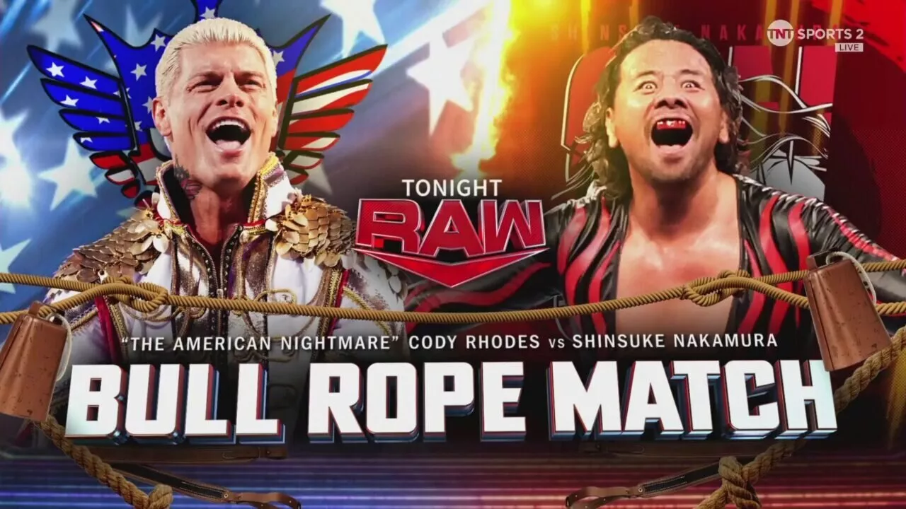 Cody Rhodes vs Shinsuke Nakamura WWE