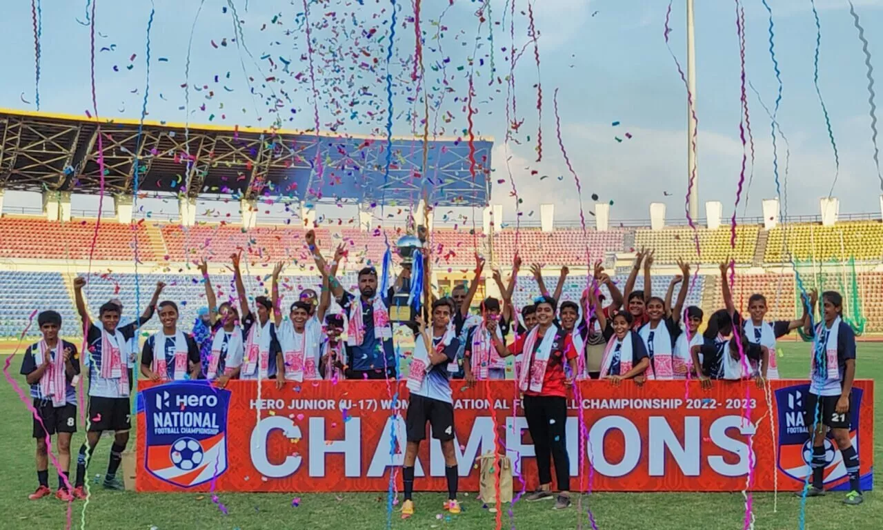 Dadra & Nagar Haveli Win junior U17 women's National football championship 2022-23