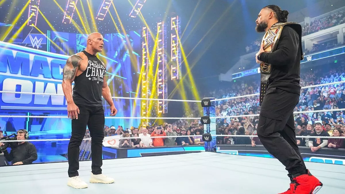 The Rock vs Roman Reigns WWE