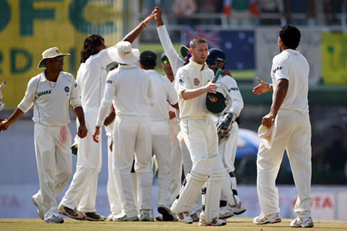 India vs Australia, Mohali test, 2008