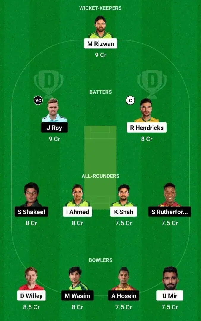 MUL vs QUE PSL Dream11 Team 2