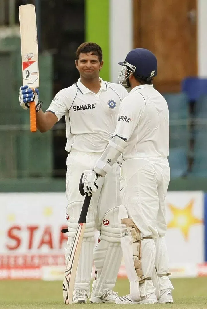Suresh Raina test debut 100
