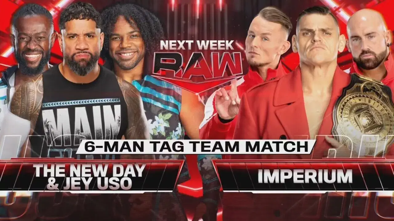 The New Day & Jey Uso vs Imperium WWE