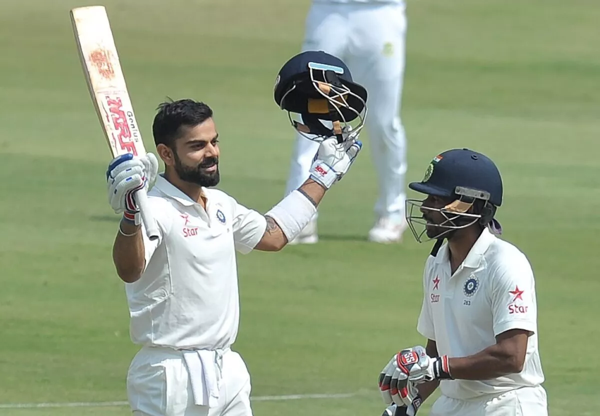 Virat Kohli, Wriddhiman Saha, India vs Bangladesh, 2017 Hyderabad test