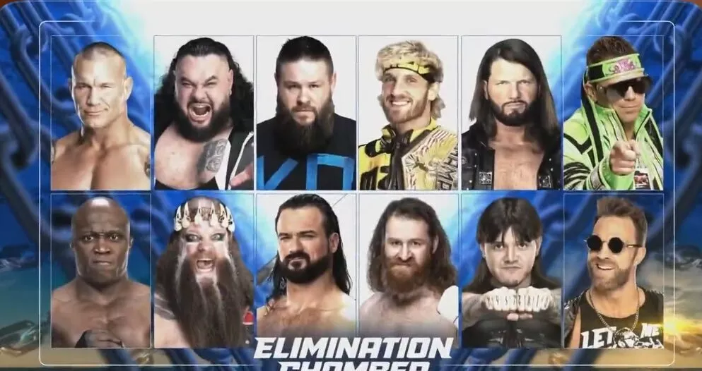 WWE Elimination Chamber Participants