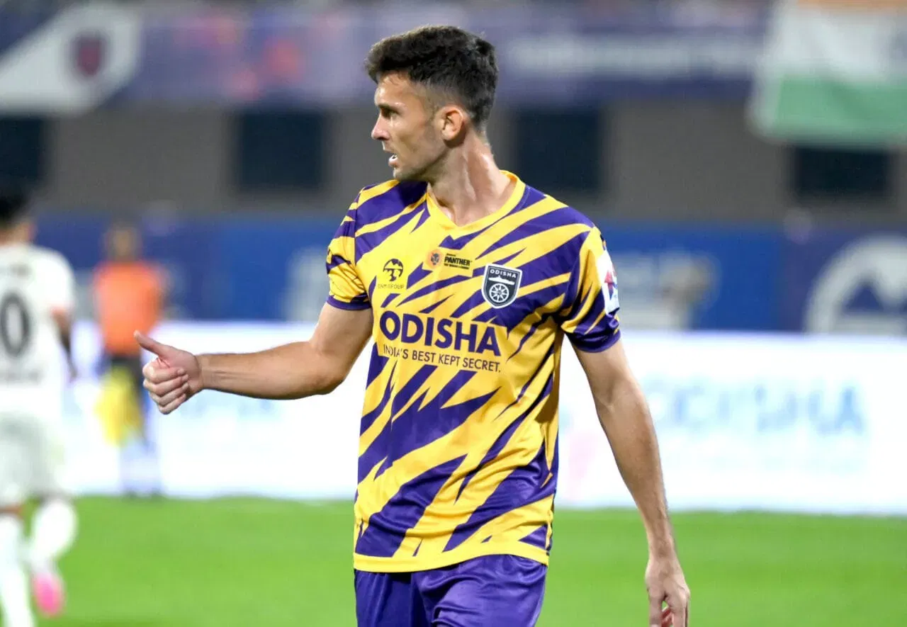 Odisha FC captain Carlos Delgado.