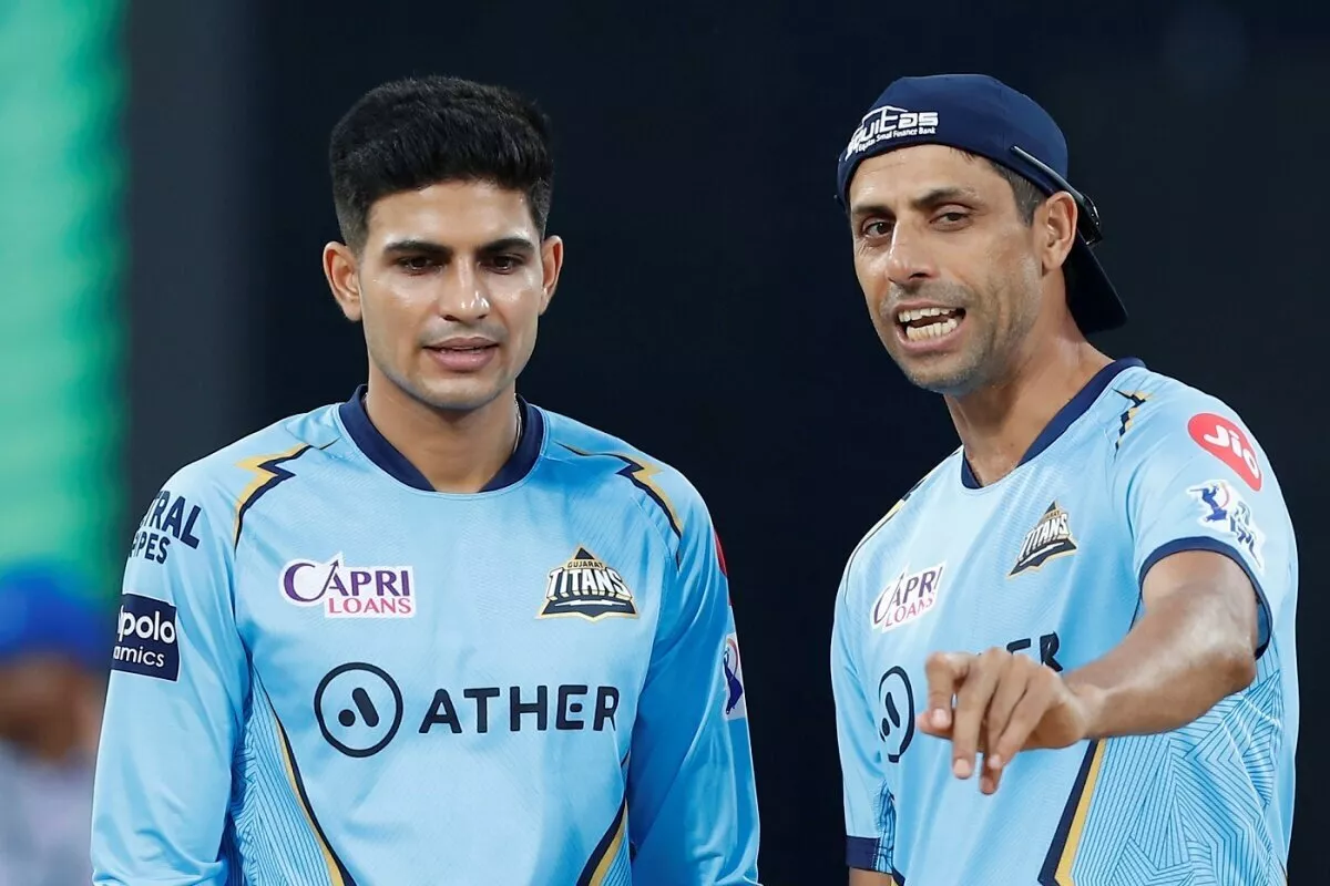 GT head coach Ashish Nehra with captain Shubman Gill