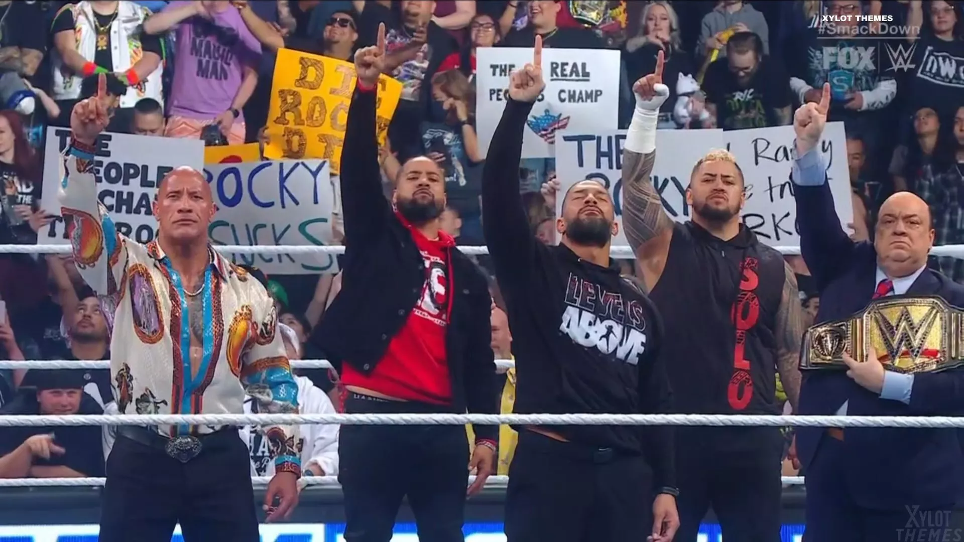 The Rock, Roman Reigns & The Bloodline WWE