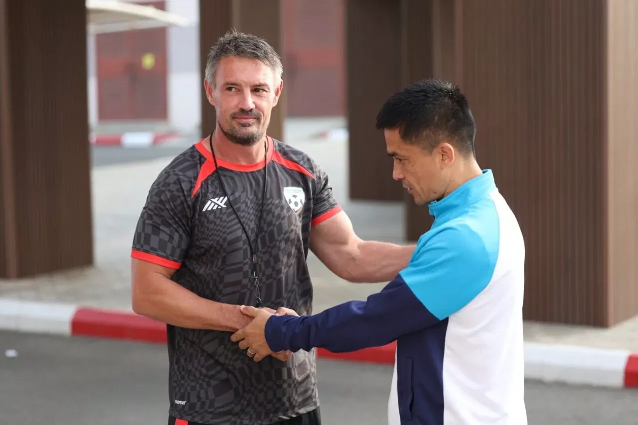 Which Indian football team players have played under current Afghanistan boss Ashley Westwood? SUNIL CHHETRI AMRINDER SINGH FIFA WORLD CUP QUALIFIERS