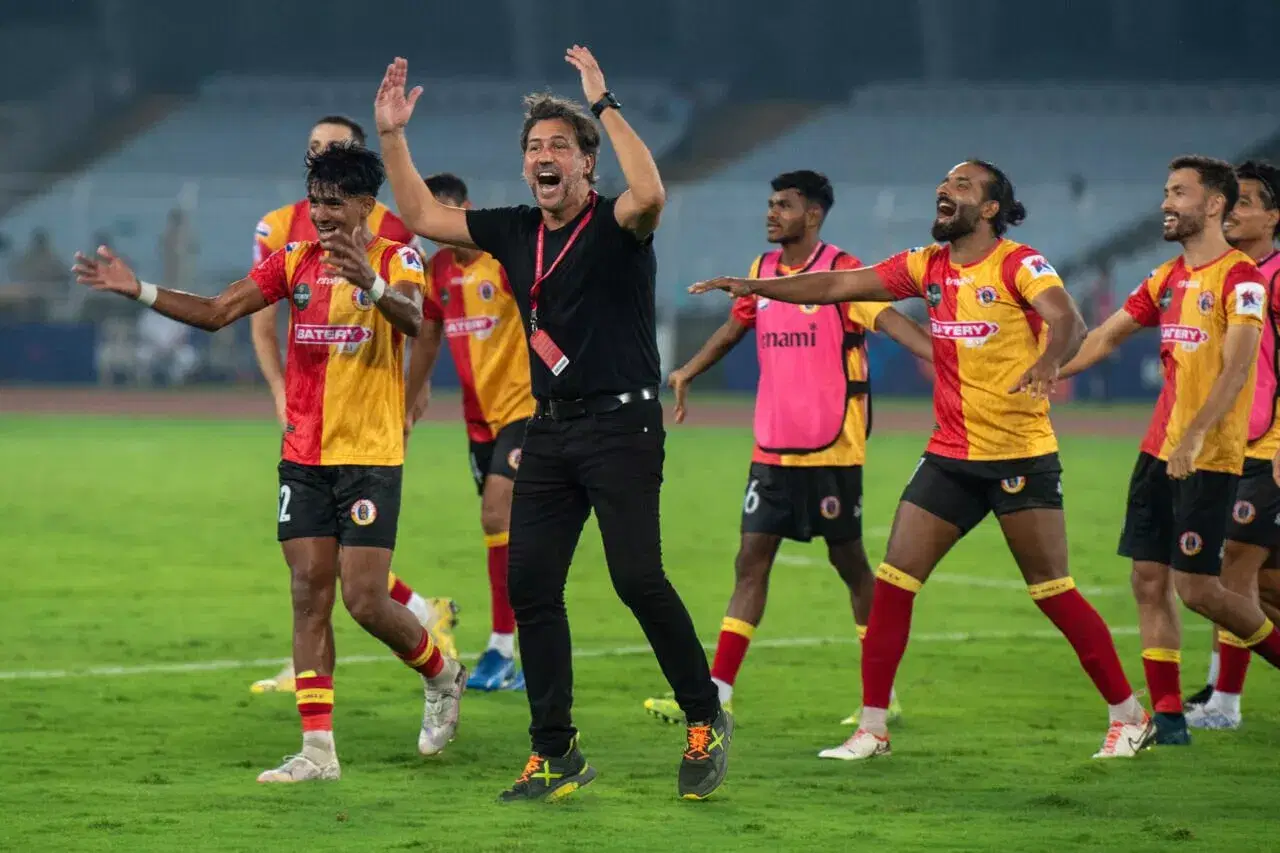 Carles Cuadrat won the 2024 Kalinga Super Cup with East Bengal FC.