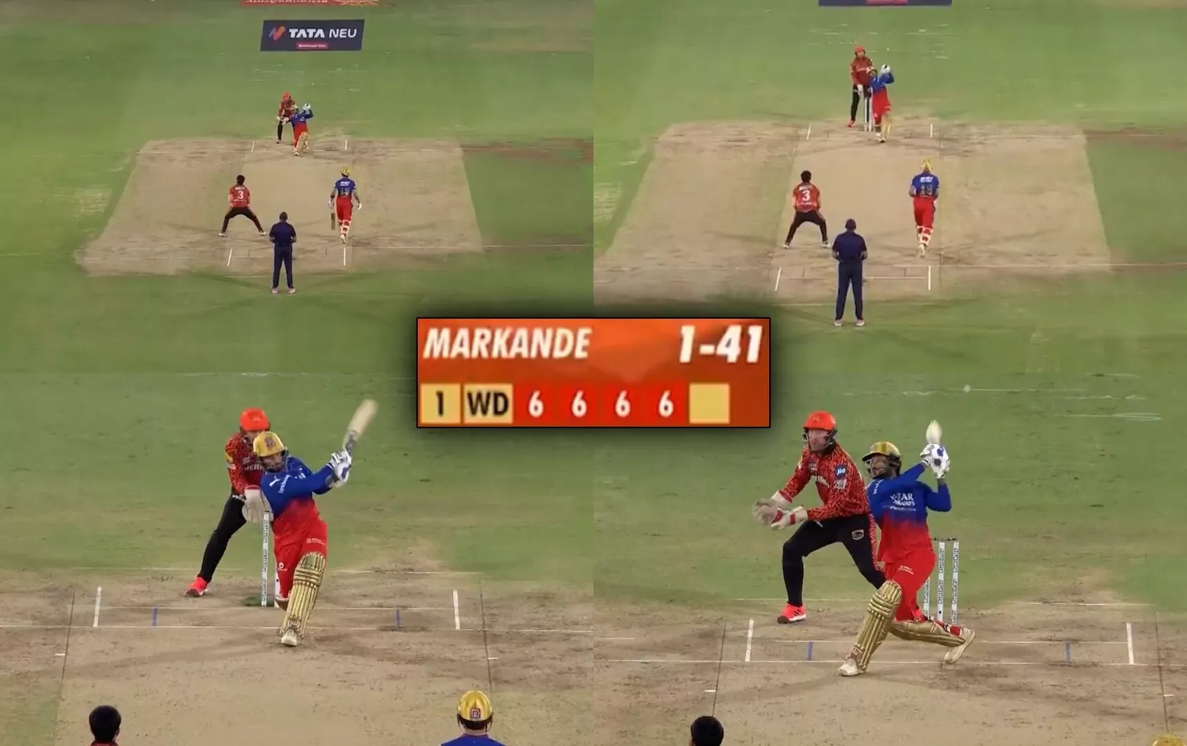 6666 Watch Rajat Patidar Smashes Mayank Markande For Four Consecutive Sixes In Srh Vs Rcb Match 7122