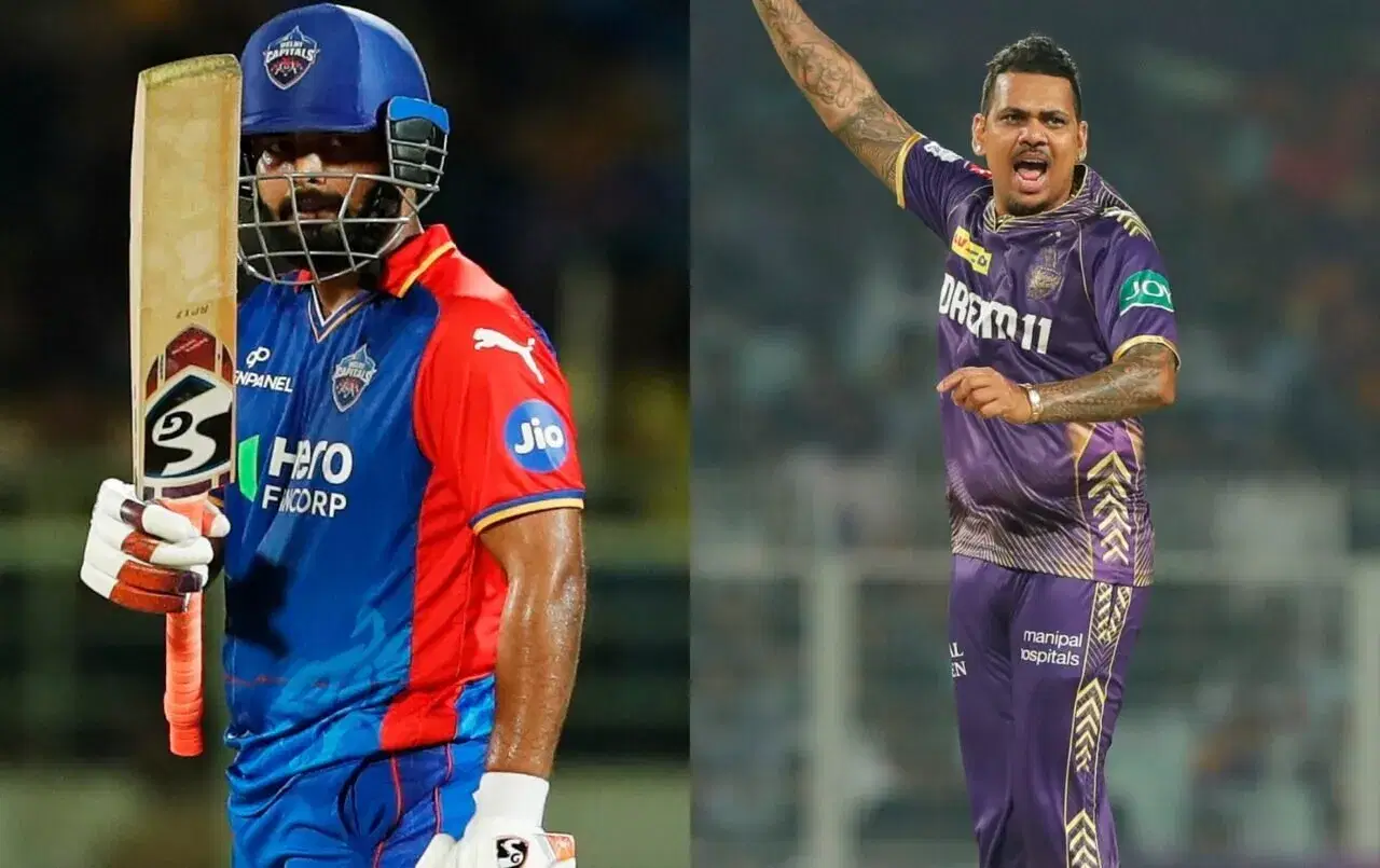 Rishabh Pant, Sunil Narine, DC vs KKR