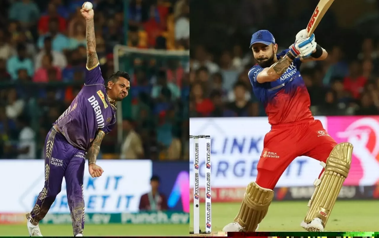 Sunil Narine, Virat Kohli, KKR vs RCB, IPL 2024