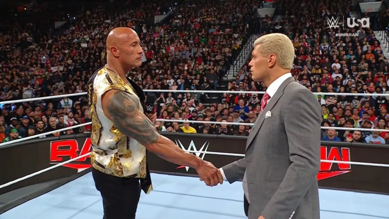 The Rock & Cody Rhodes WWE