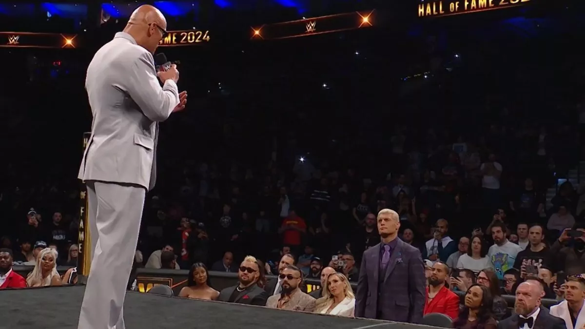 The Rock & Cody Rhodes WWE Hall of Fame