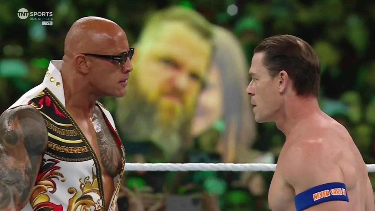 The Rock & John Cena WWE