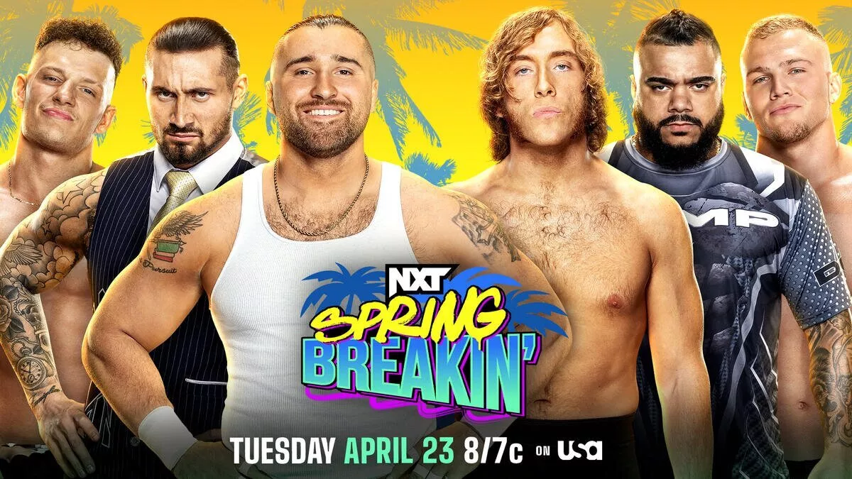 WWE NXT Six-Man Tag Team Match- The D’Angelo Family vs No Quarter Catch Crew