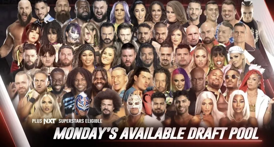 WWE Raw Draft pool