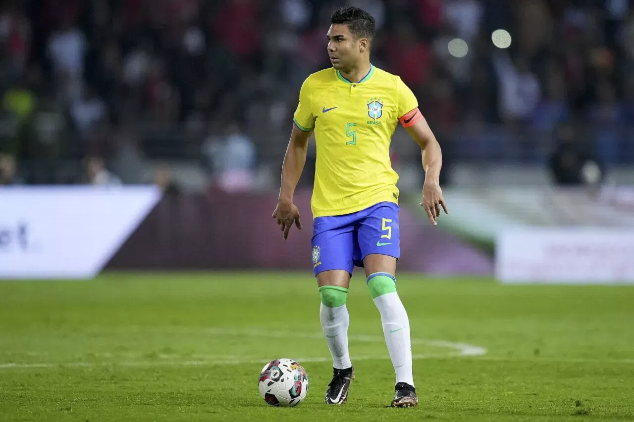 Casemiro Manchester United Brazil Football Team