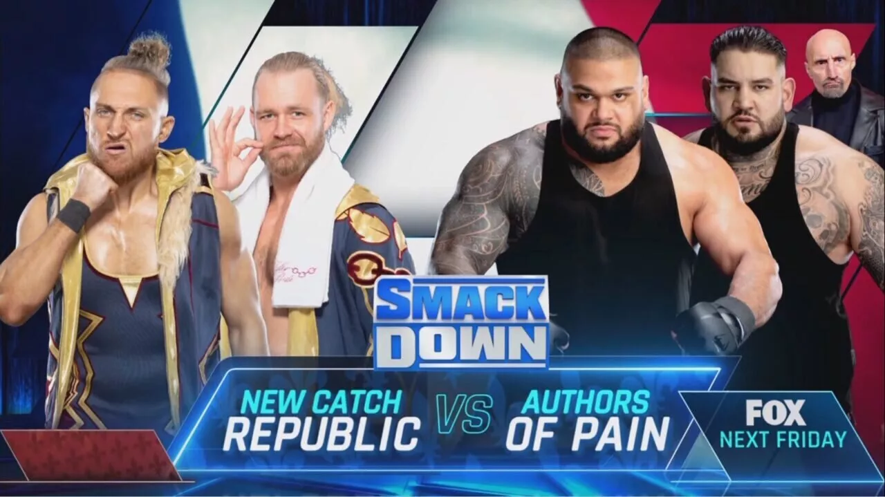 New Catch Republic vs Authors of Pain WWE