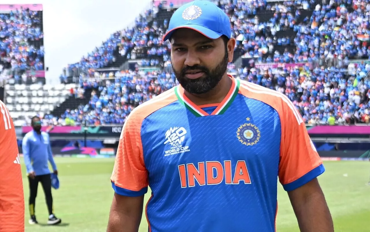 Indian captain Rohit Sharma at ICC T20 World Cup 2024