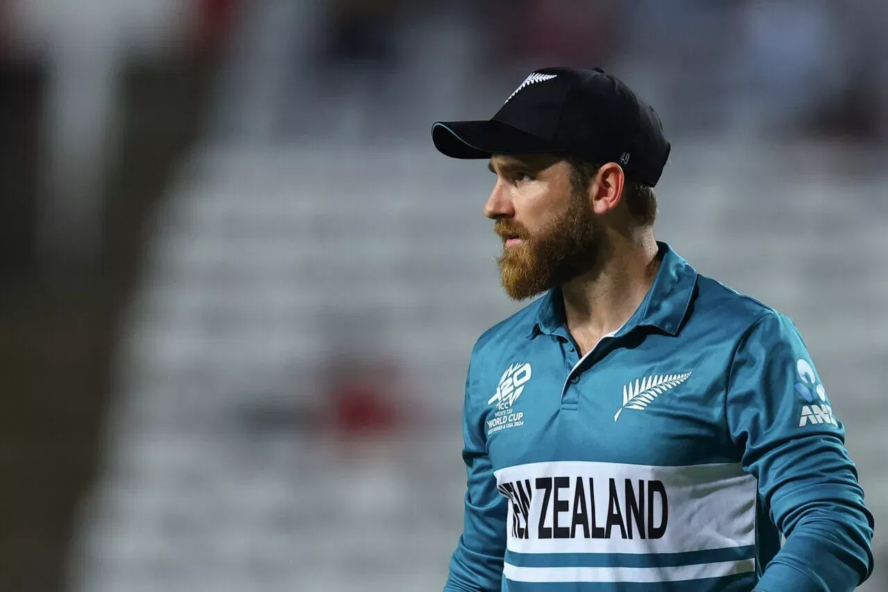 New Zealand captain Kane Williamson at ICC T20 World Cup 2024