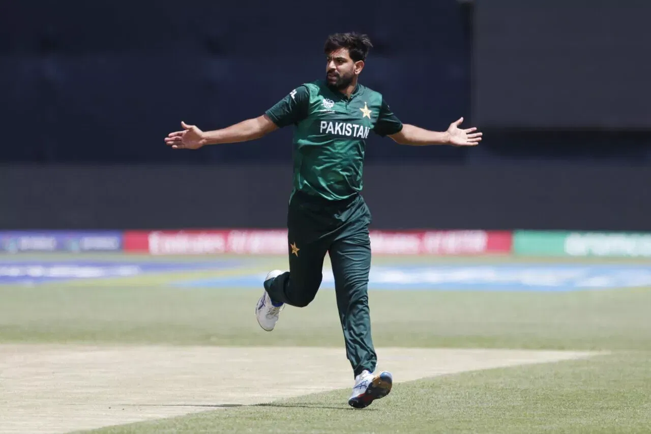 Pakistan bowler Haris Rauf