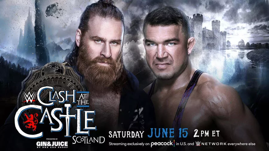 WWE Sami Zayn (C) vs Chad Gable Clash at the Castle 2024