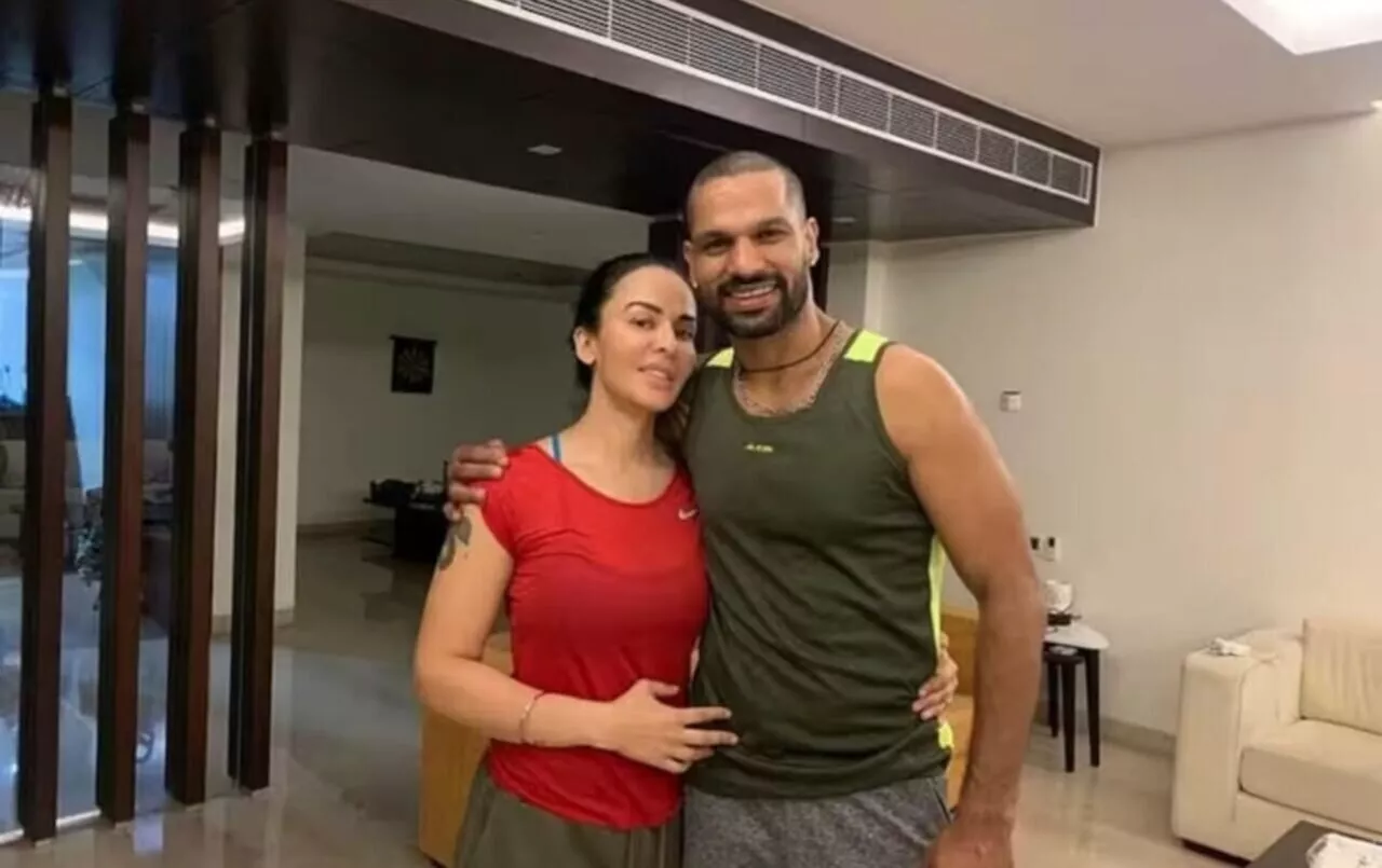 Shikhar Dhawan - Aisha Mukherjee