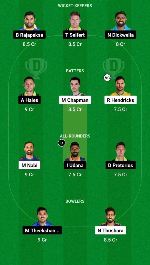 DS vs GM LPL 2024 Dream11 Team 1