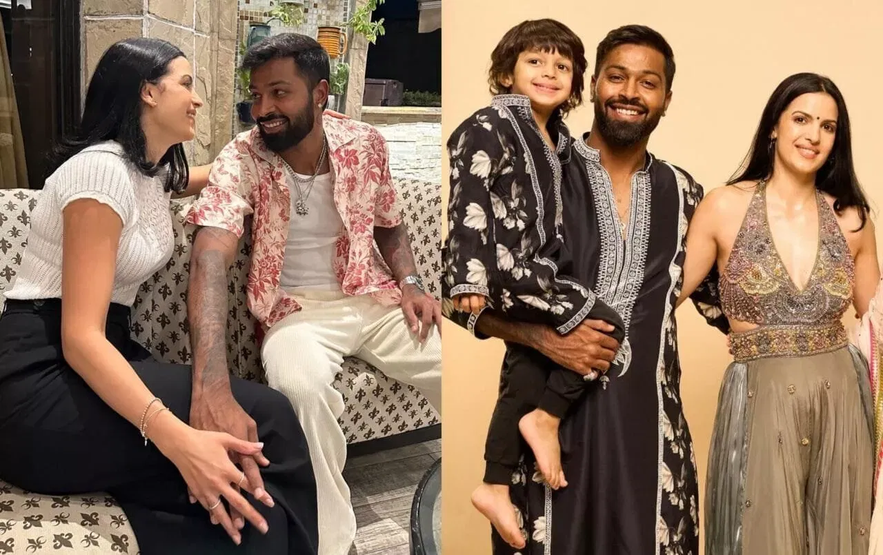 Hardik Pandya, Natasa Stankovic