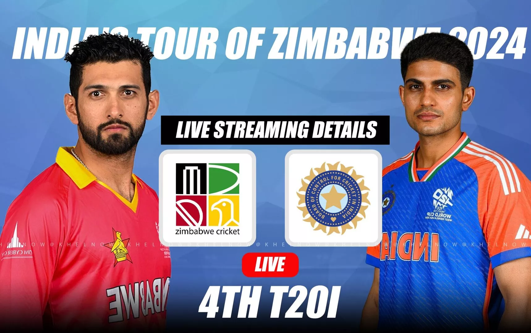 IND vs ZIM Live streaming details, when and where to watch 4th T20I of