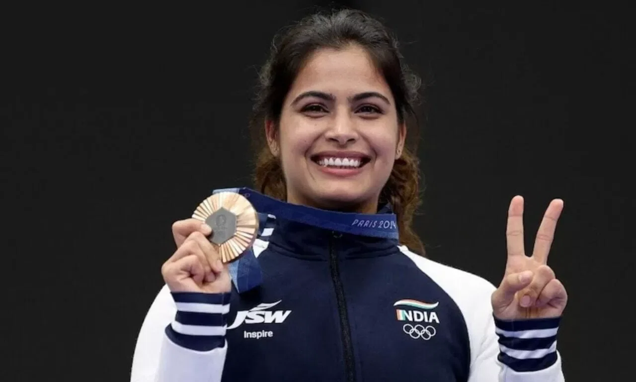 Manu Bhaker becomes the first athlete in the history of independent India to win multiple medals at a single Olympics