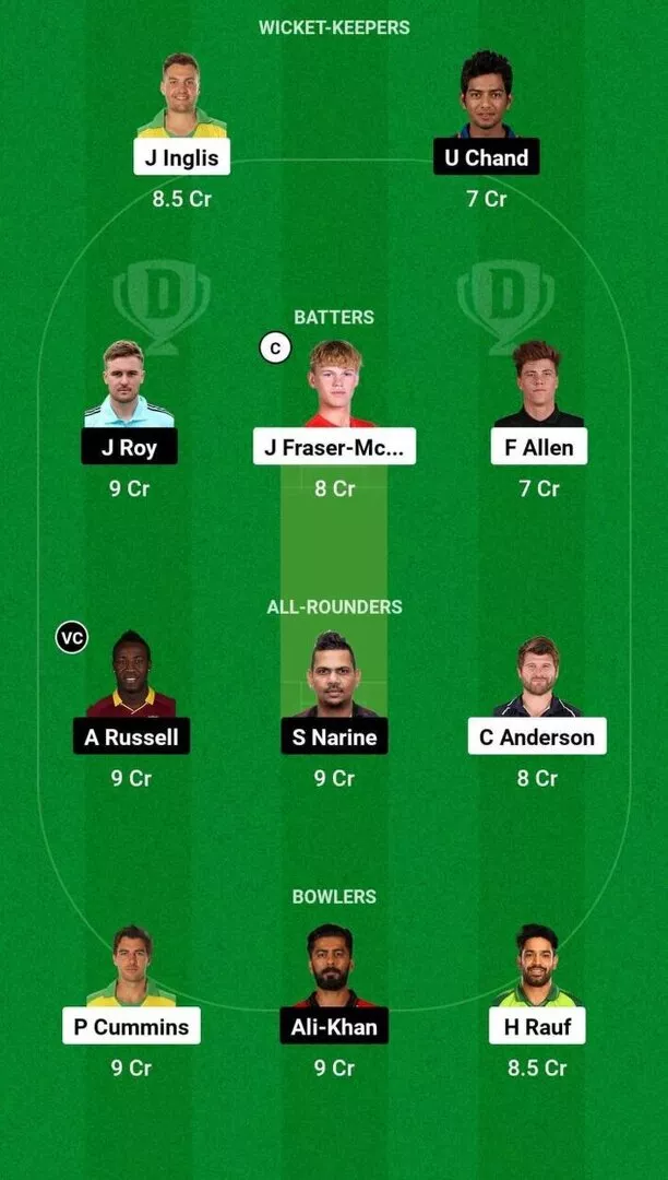 SF vs LAS MLC 2024 Dream11 Team 2