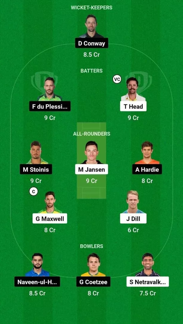 WAS vs TEX MLC 2024 Dream11 Team 1