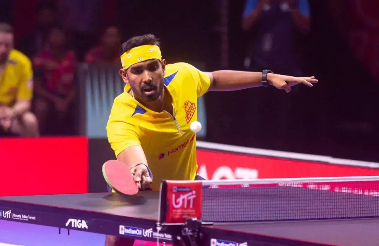 Ultimate Table Tennis 2024: Sharath Kamal leads Chennai Lions to win; Manav Thakkar's heroics falls short for U Mumba TT