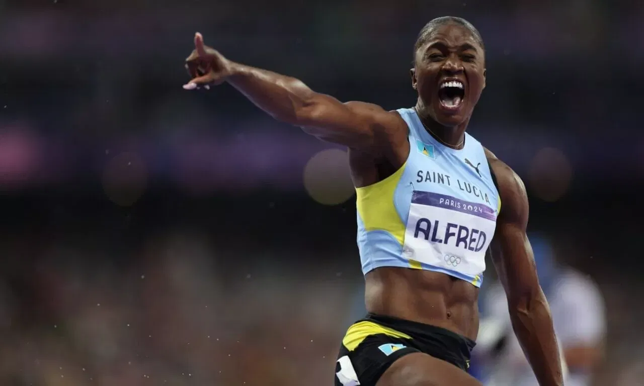 Paris Olympics 2024: Saint Lucia's Julien Alfred sprints to historic gold in women's 100m
