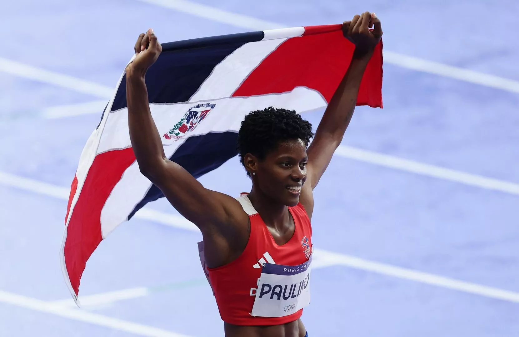 Paris Olympics 2024 Dominican Republic's Marileidy Paulino breaks