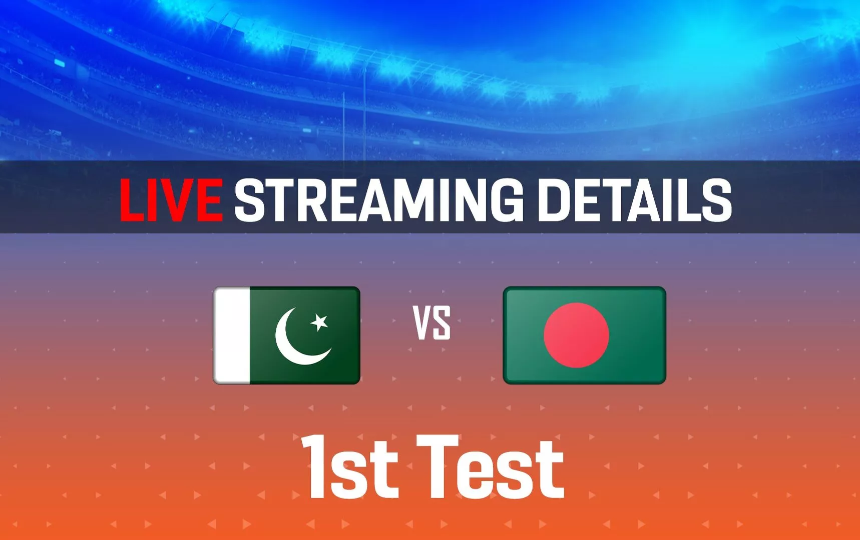 PAK vs BAN Live streaming details, when and where to watch 1st test of