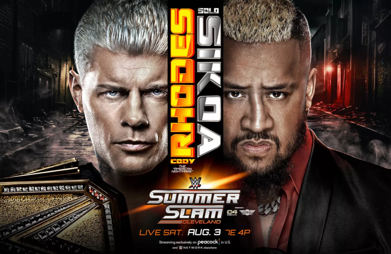 WWE SummerSlam 2024 Solo Sikoa vs Cody Rhodes