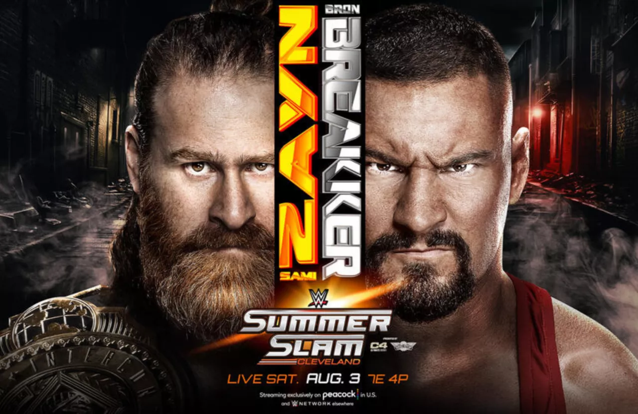 Bron Breakker wins IC title at WWE SummerSlam 2024; pins Sami Zayn