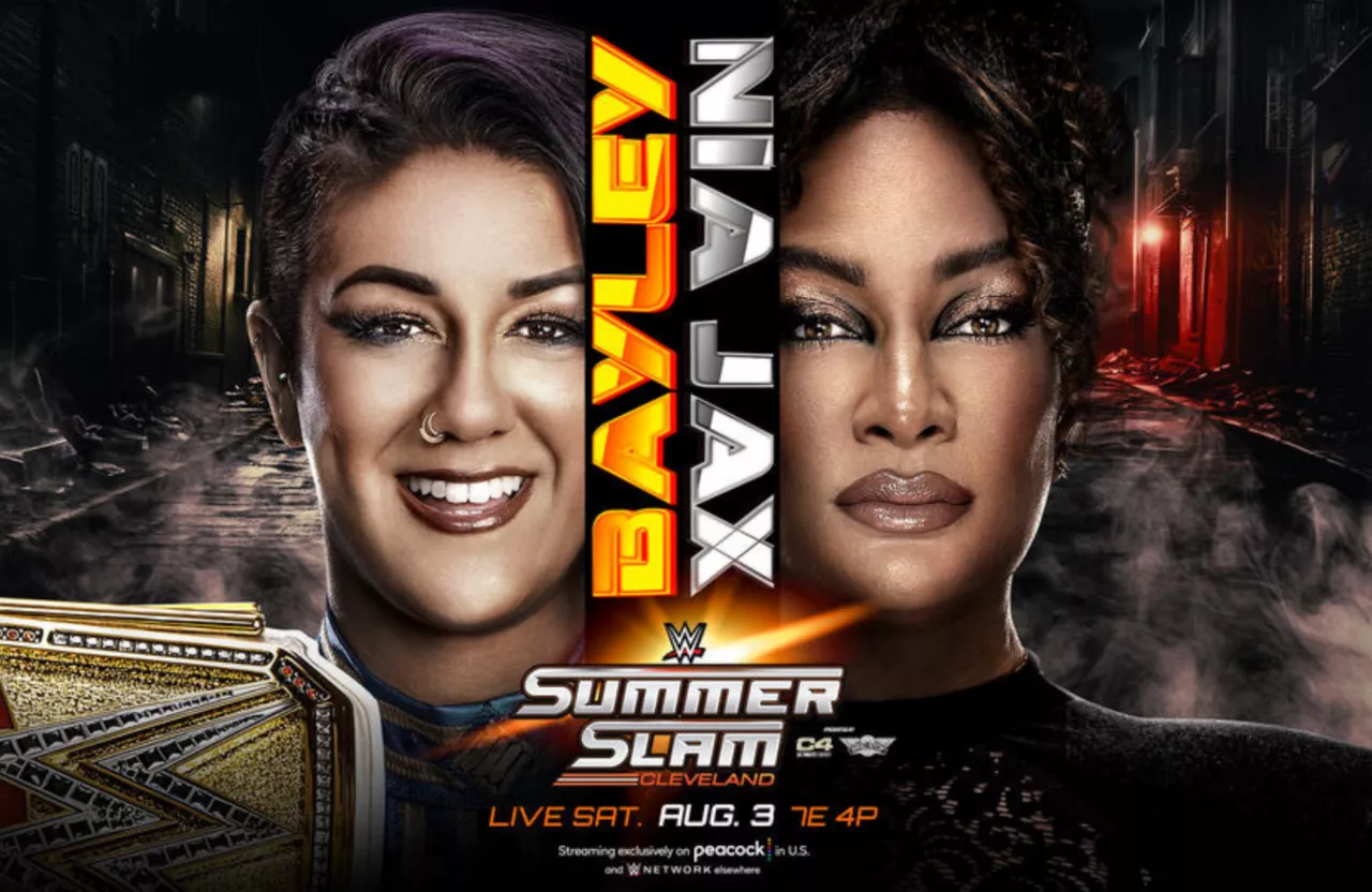 WWE SummerSlam 2024 نيا جاكس ضد بايلي