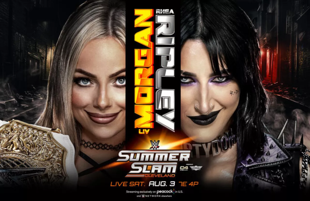 WWE SummerSlam 2024 Rhea Ripley vs Liv Morgan (6)