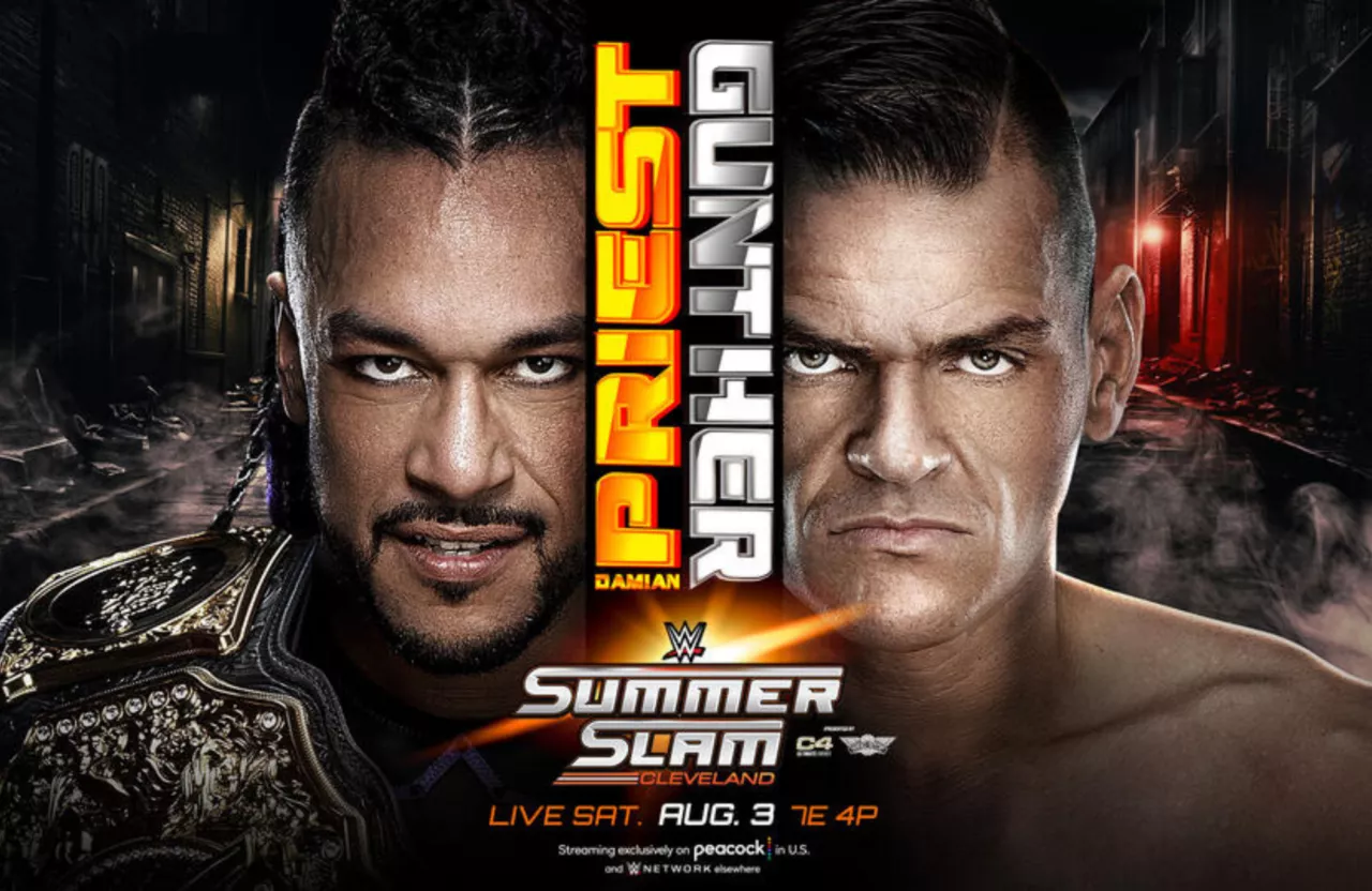 WWE SummerSlam 2024 Gunther vs Damian Priest