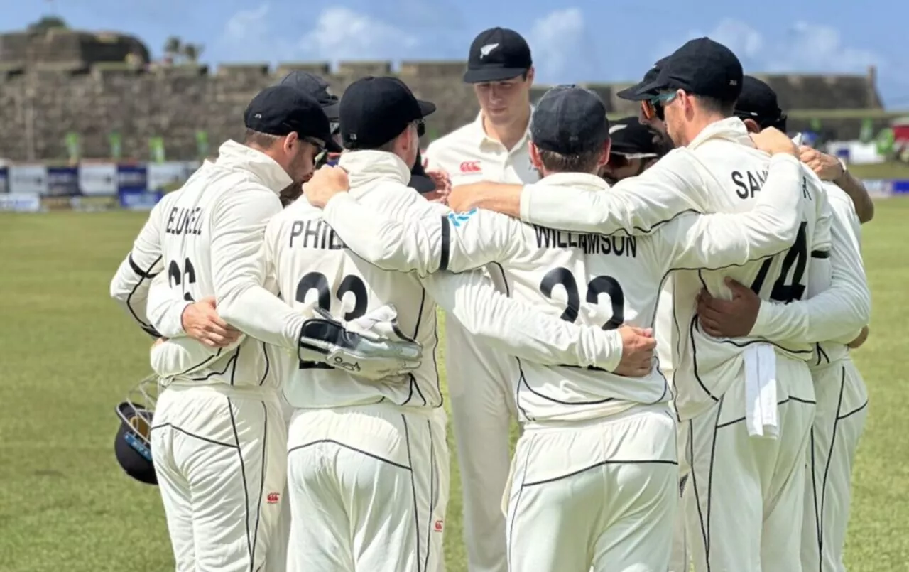 SL vs NZ, equipe de teste da Nova Zelândia