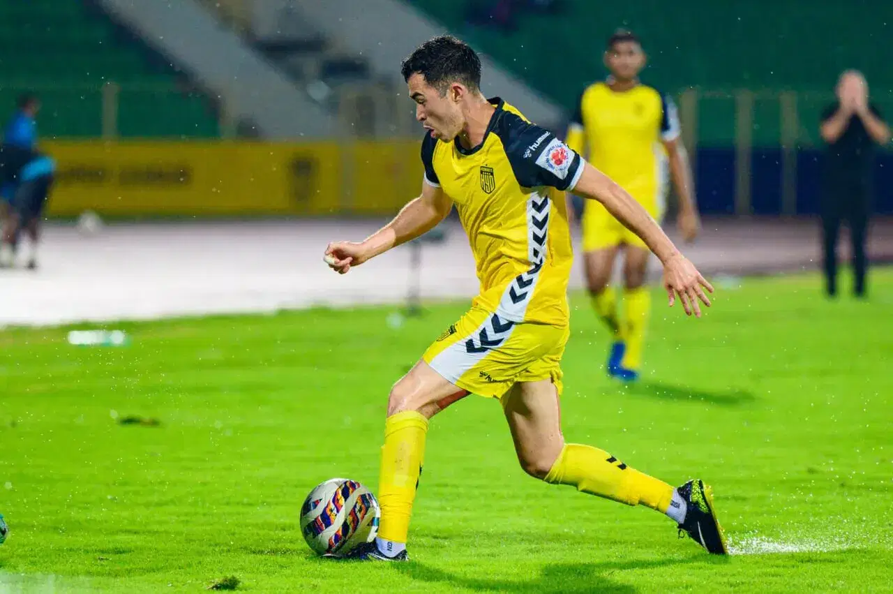 CY Goddard of Hyderabad FC