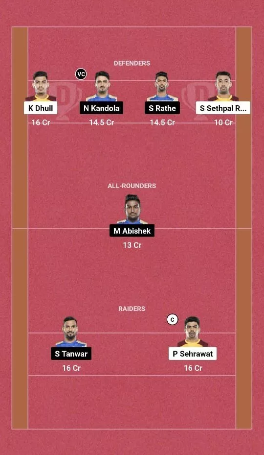 TEL vs TAM Dream11