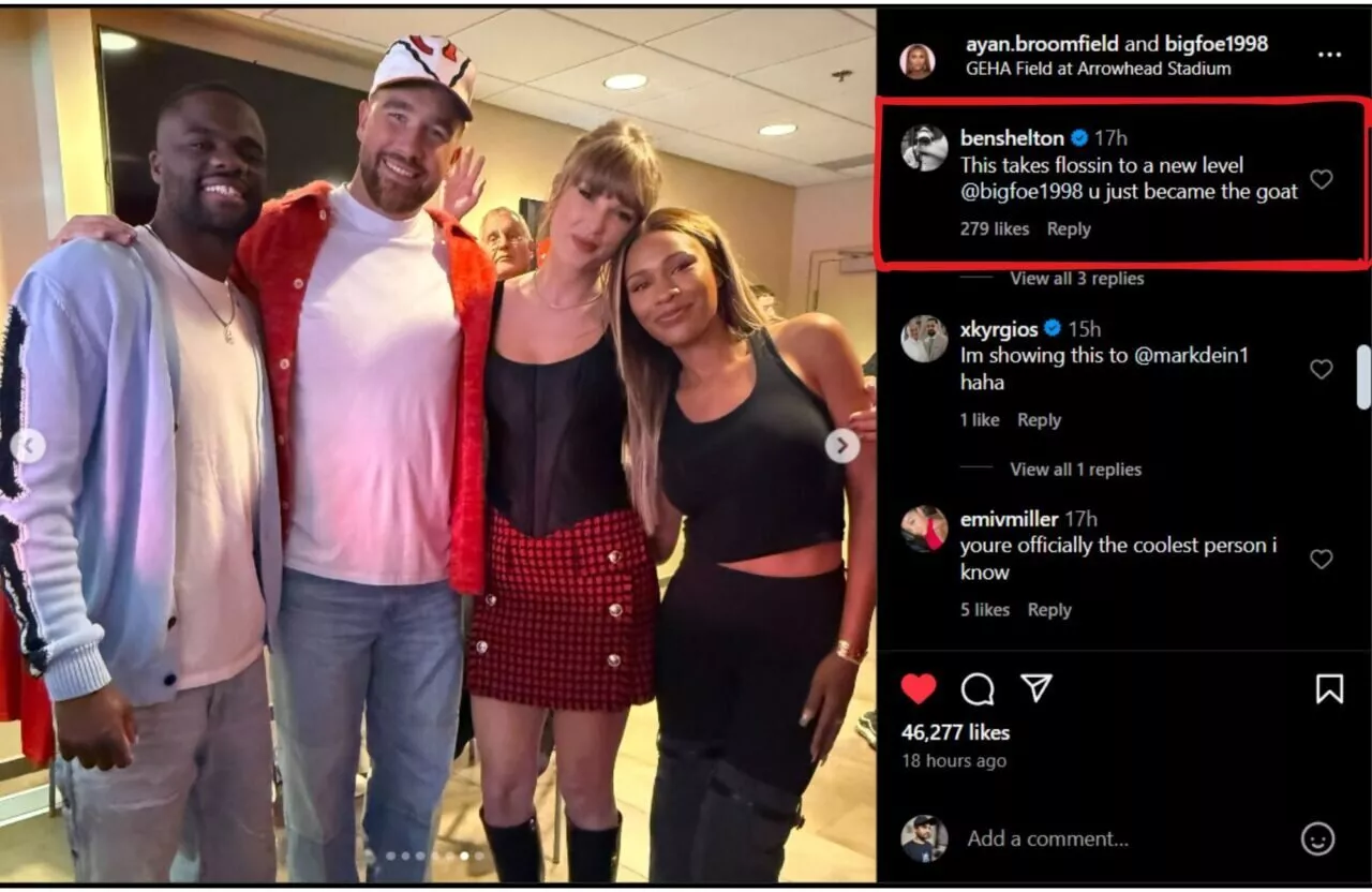 Frances Tiafoe and Taylor Swift